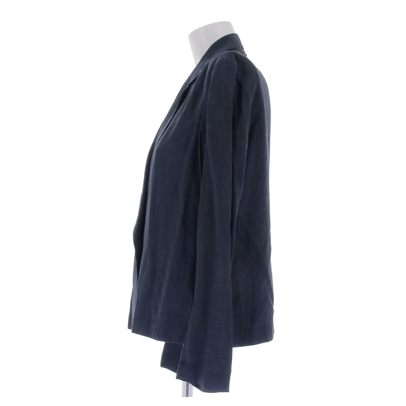 Veste légère bleue marine en cupro
