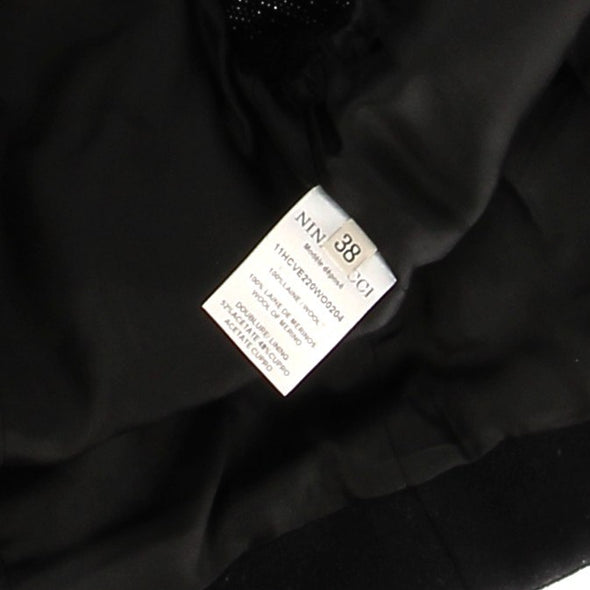 Veste en laine noire