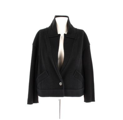 Veste en laine noire