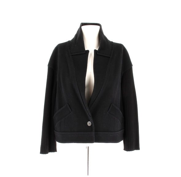 Veste en laine noire