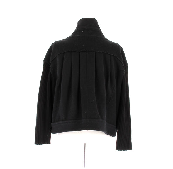 Veste en laine noire
