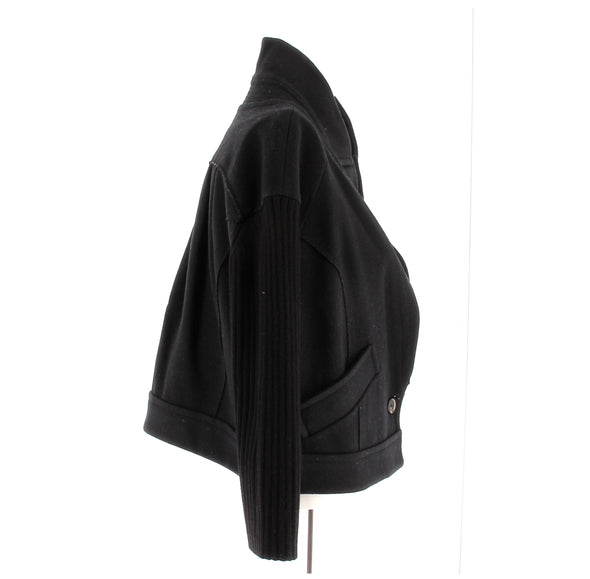 Veste en laine noire