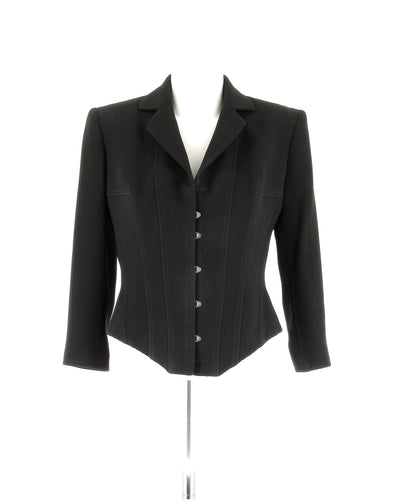 Blazer corset noir