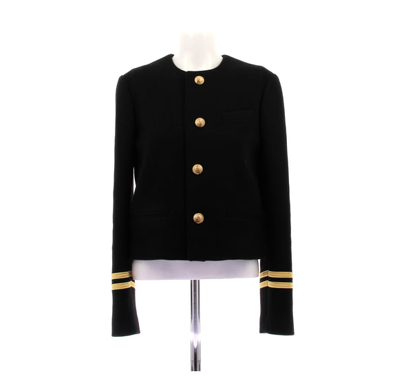 Veste officier en cachemire