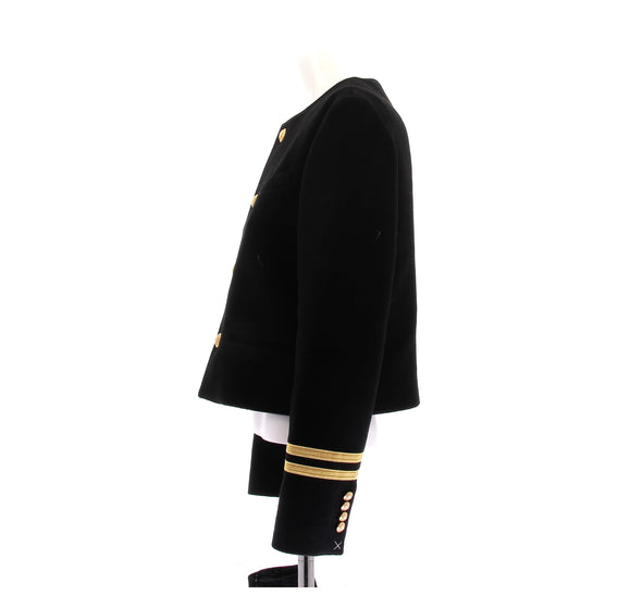 Veste officier en cachemire