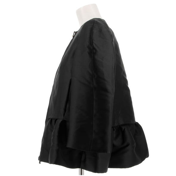 Veste satinée noire