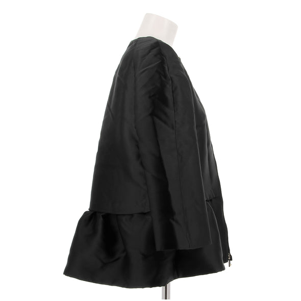 Veste satinée noire