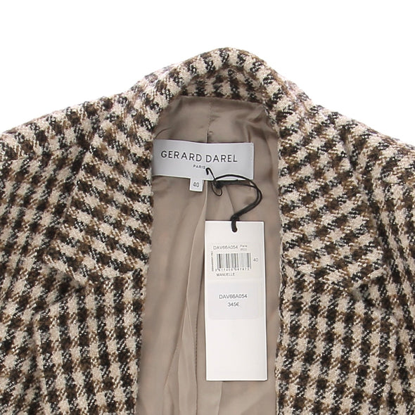 Veste de tailleur à carreaux