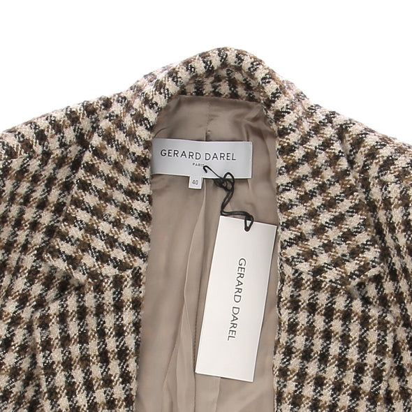 Veste de tailleur à carreaux