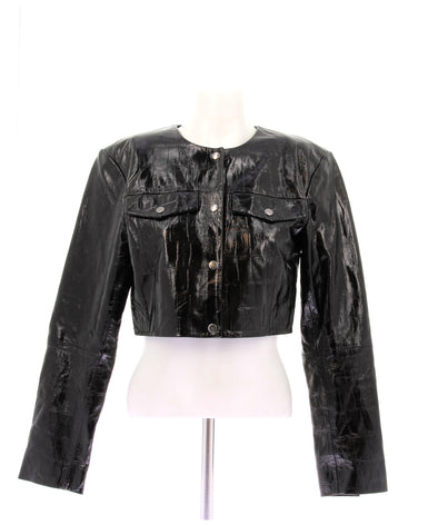 Veste courte en vinyle