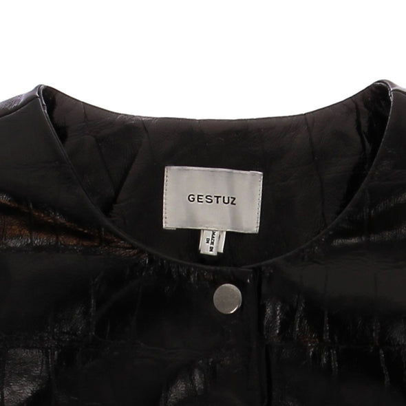 Veste courte en vinyle