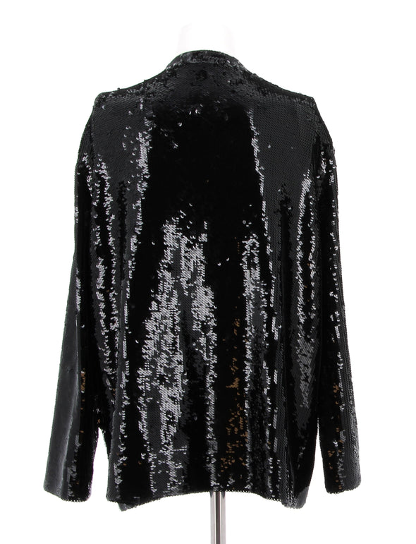 Veste noire à sequins