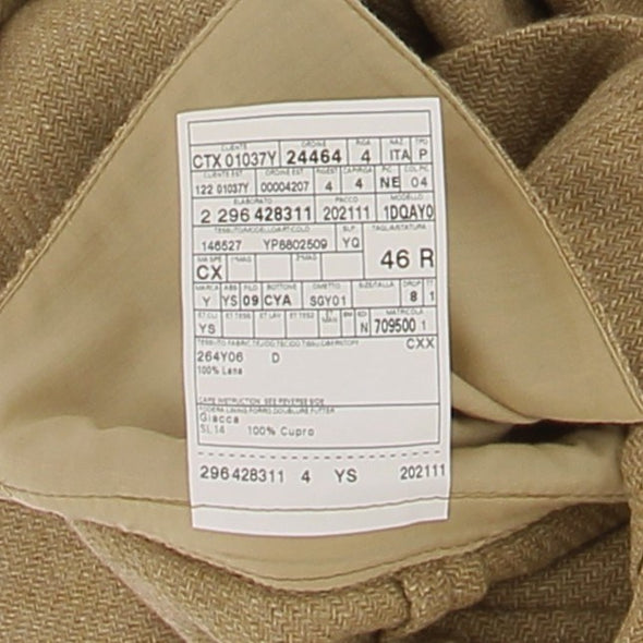 Veste en laine beige