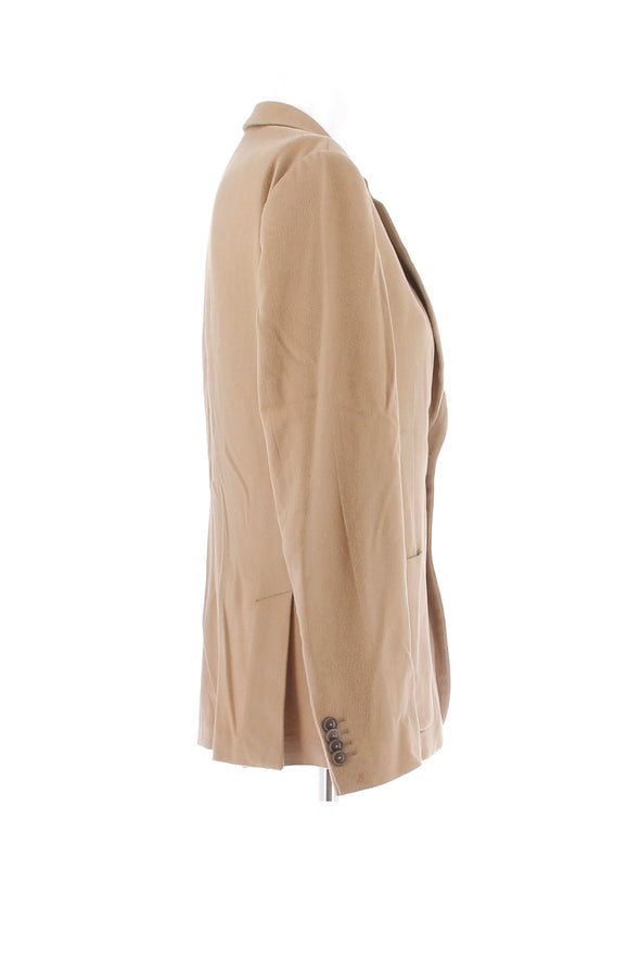 Blazer en cachemire camel