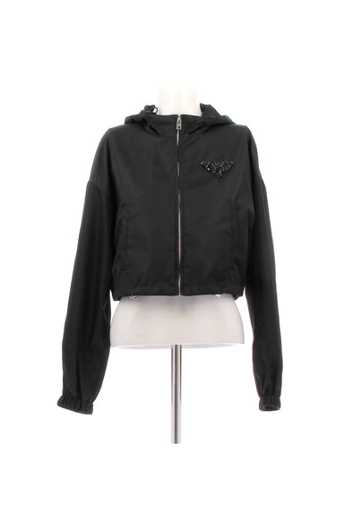 Veste à capuche noire