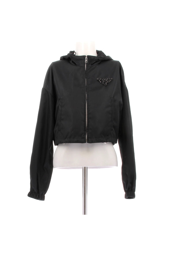 Veste à capuche noire