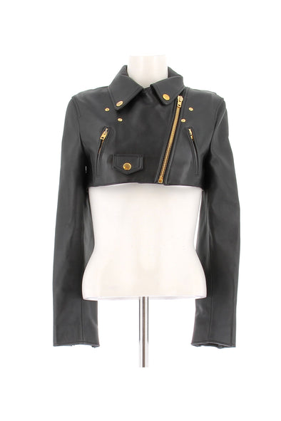 Veste crop noire