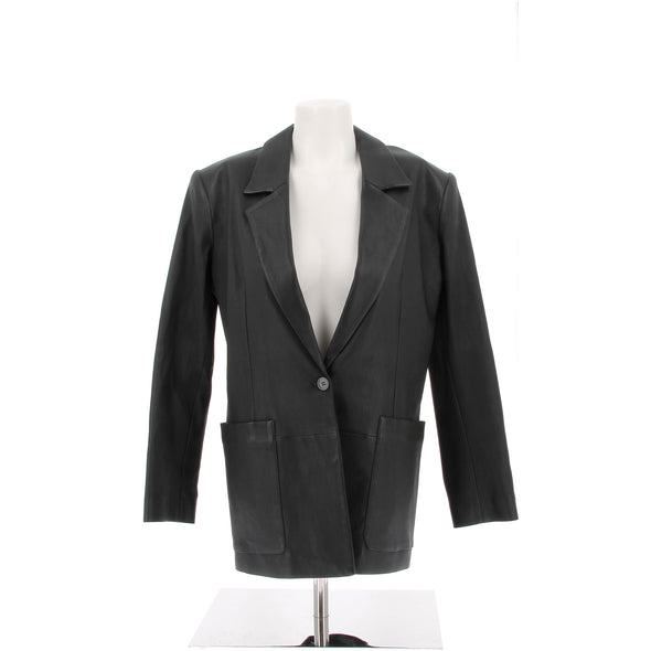 Blazer en cuir