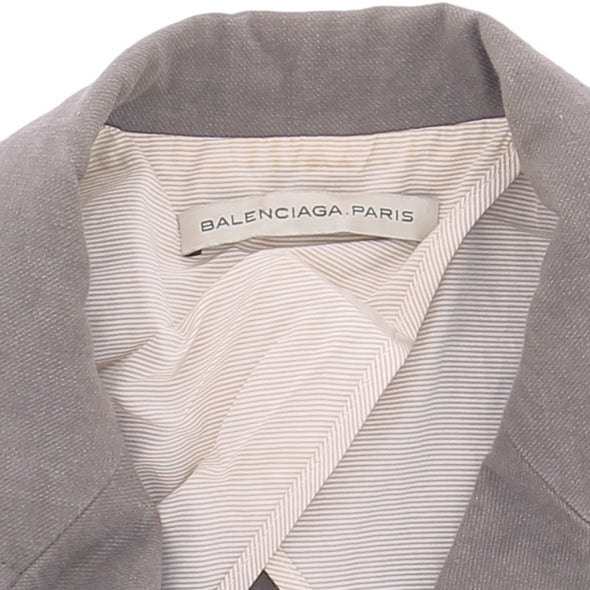 Veste en jean kaki
