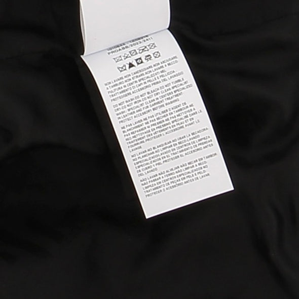 Veste en cuir métallisé