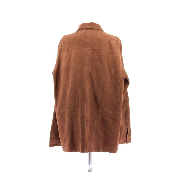 Veste en daim camel