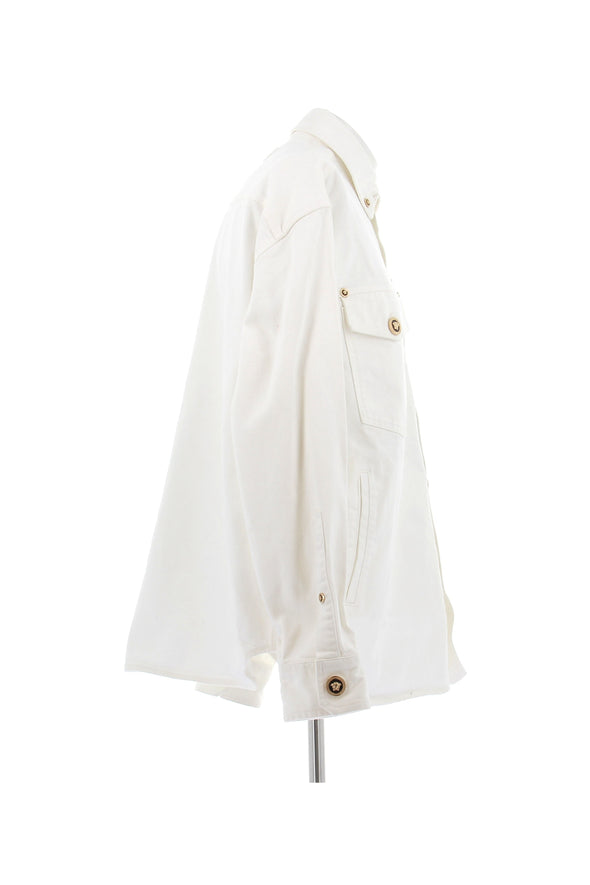 Veste en denim blanche