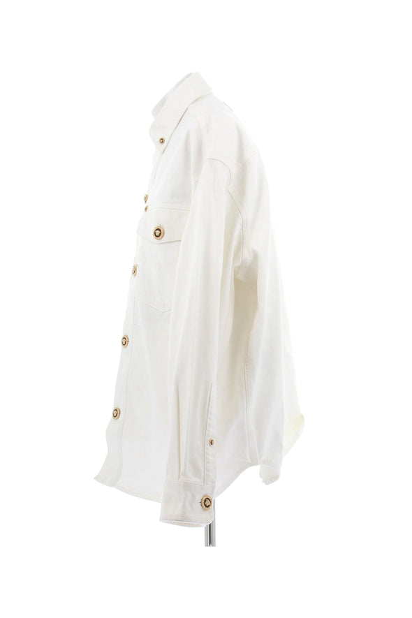 Veste en denim blanche