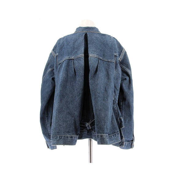 Veste en denim bleue
