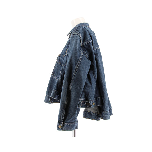 Veste en denim bleue