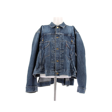 Veste en denim bleue