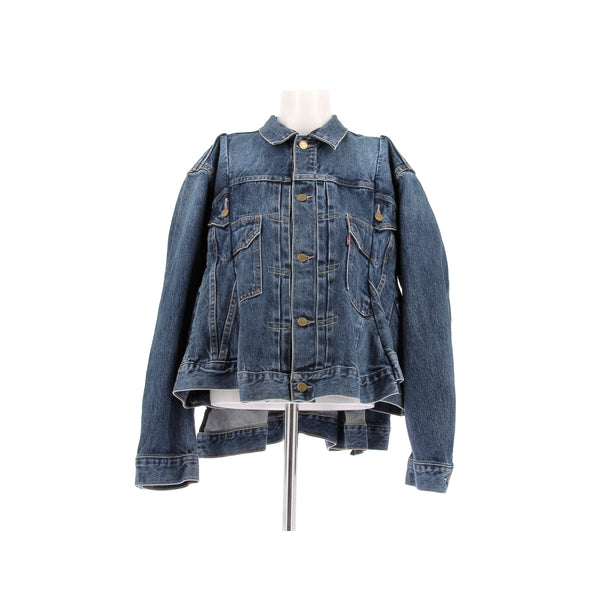 Veste en denim bleue