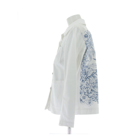 Veste en denim blanche