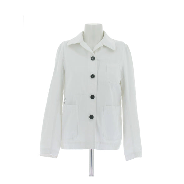 Veste en denim blanche