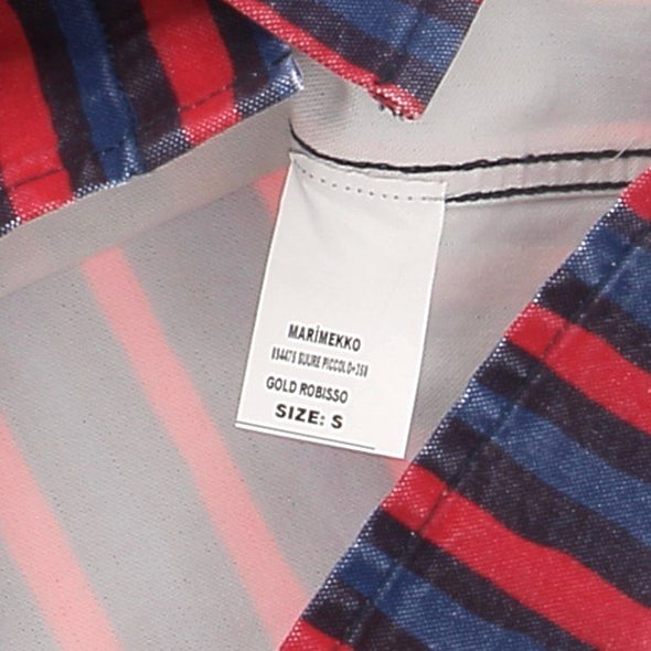 Veste en denim à rayures
