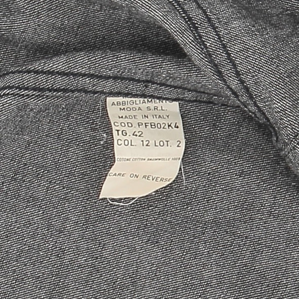 Veste en denim noire