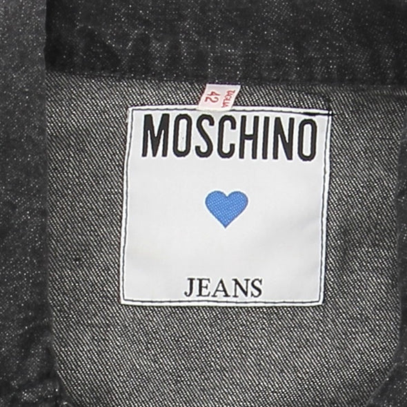 Veste en denim noire