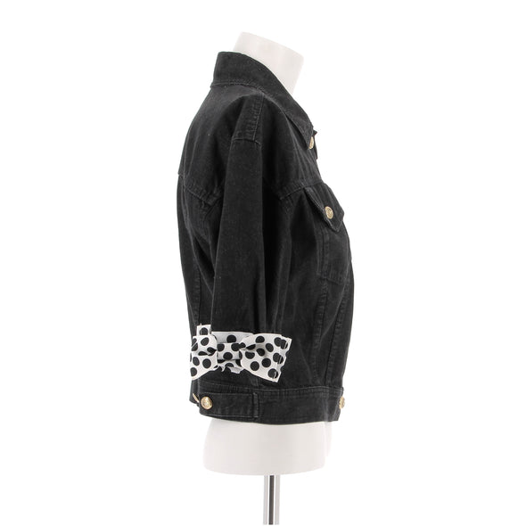 Veste en denim noire