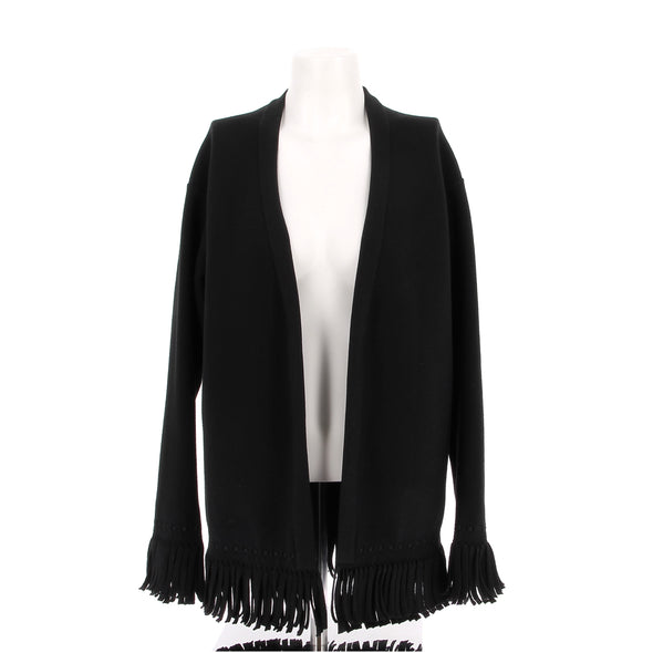 Gilet en laine noire