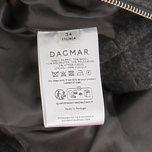 Veste en laine grise