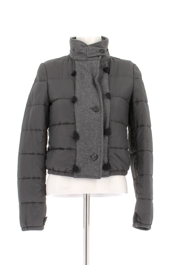 Doudoune grise