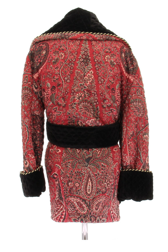 Veste imprimée en laine