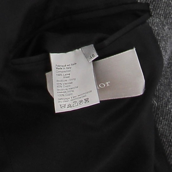 Veste en laine grise