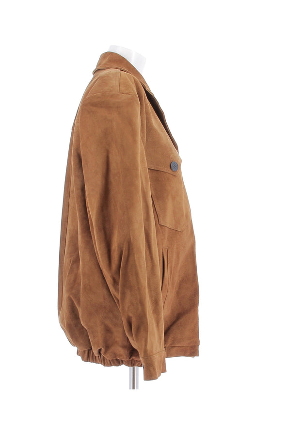 Veste en daim marron