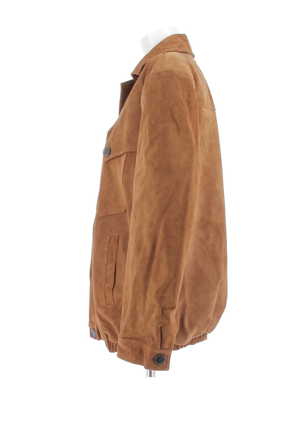 Veste en daim marron