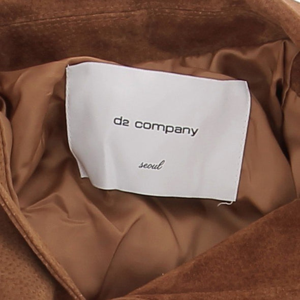 Veste en daim marron
