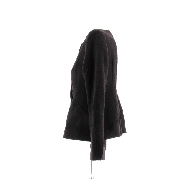 Veste en laine marron