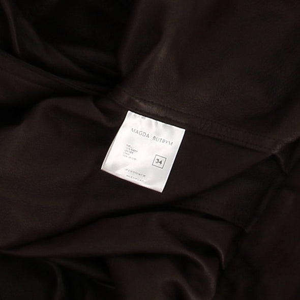 Veste en daim marron