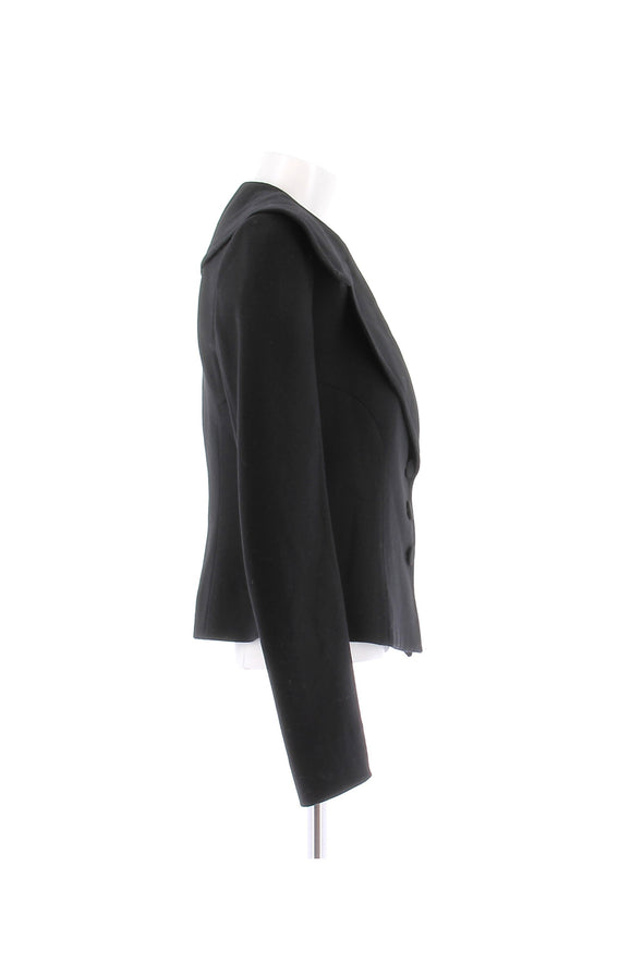 Veste en laine noire