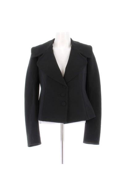 Veste en laine noire