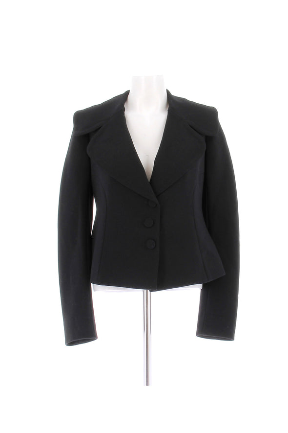 Veste en laine noire